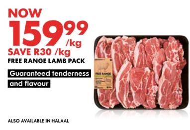 Woolworths Free Range Lamb Pack