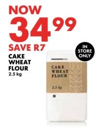 Woolworths Cake Wheat Flour 2.5kg