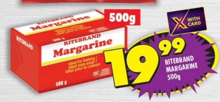 RITEBRAND MARGARINE 500g