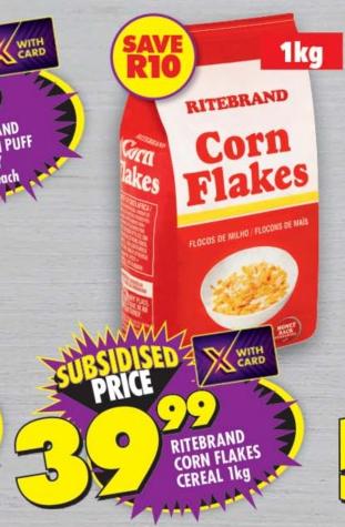 Ritebrand Corn Flakes 1kg