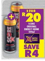 SCORE ORIGINAL ENERGY DRINK 500ml