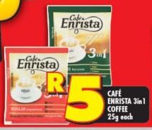 Café Enrista 3 in 1 Coffee 25g each