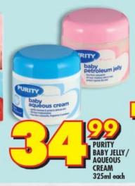 Purity Baby Jelly / Aqueous Cream 325ml 