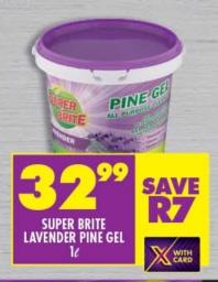 SUPER BRITE LAVENDER PINE GEL 1L