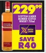 Scottish Leader Blended Scotch Whisky 750ml