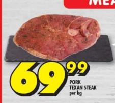 Pork Texan Steak Per Kg