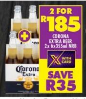 Corona Extra Beer 2x6x355ml NRB