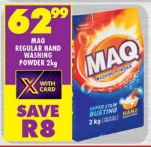 MAQ Regular Hand Washing Powder 2kg