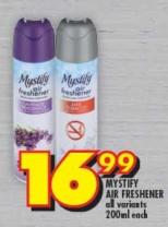 MYSTIFY AIR FRESHENER 200ML