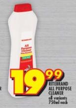 Ritebrand All Purpose Cleaner 750ml