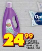 SUPER BRITE ANTIBACTERIAL FLOOR & TILE CLEANER 750ml