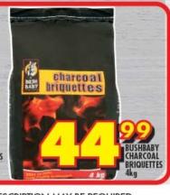 Bushbaby Charcoal Briquettes 4kg