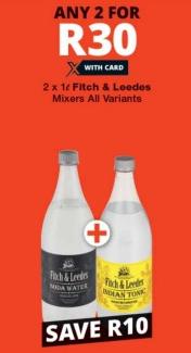 Fitch & Leedes Mixers All Variants 2X1LTR