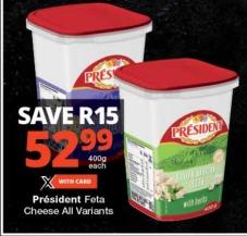 Président Feta Cheese All Variants