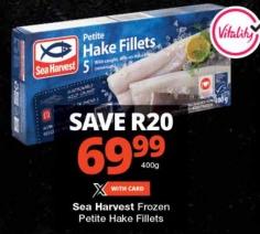 Sea Harvest Frozen Petite Hake Fillets