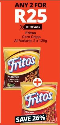 Fritos Corn Chips All Variants ANY 2 FOR 