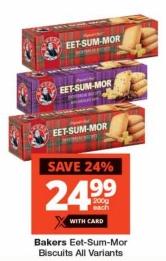 Bakers Eet-Sum-Mor Biscuits All Variants