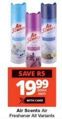 Air Scents Air Freshener All Variants