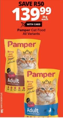 Pamper Cat Food All Variants