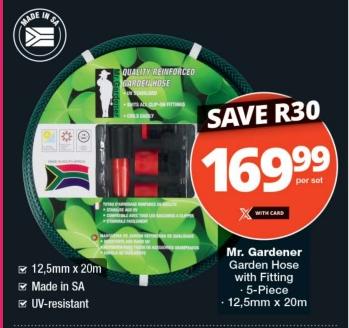 Mr. Gardener Garden Hose with Fitting