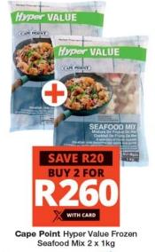 Cape Point Hyper Value Frozen Seafood Mix 