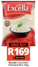 Excella Long Grain Parboiled Rice 10 kg