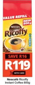 NESCAFÉ Ricoffy Instant Coffee 800 gm