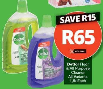 Dettol Floor & All Purpose Cleaner All Variants