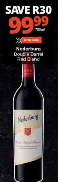 Nederburg Double Barrel Red Blend 750ml