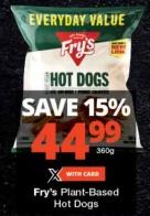 Fry's Plant-Based Hot Dogs 360g