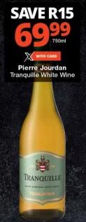 Pierre Jourdan Tranquille White Wine 750ml