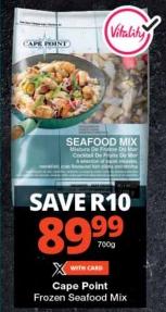 Cape Point Frozen Seafood Mix 700g