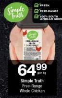 Simple Truth Free-Range Whole Chicken 1kg