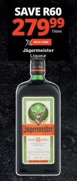 Jägermeister Liqueur 750 ml 