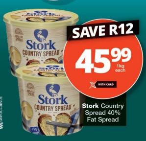 Stork Country Spread 40% Fat Spread