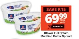 Clover Full Cream Modified Butter Spread 500gm