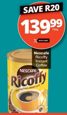 Nescafé Ricoffy Instant Coffee 750gm 