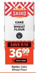 Sasko Cake Wheat Flour 2.5kg