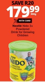 Nestlé Nido 3+ Powdered Drink for Growing Children 900g