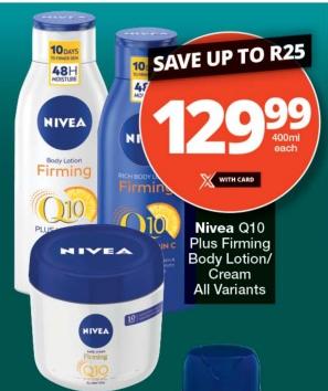 Nivea Q10 Plus Firming Body Lotion/Cream 400ml