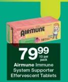 Airmune Immune System Supporter Effervescent Tablets 10s