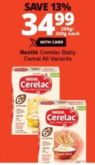 Nestlé Cerelac Baby Cereal All Variants 200g/250g