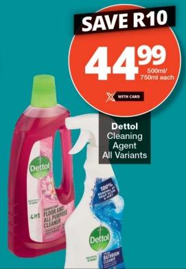 Dettol Cleaning Agent All Variants