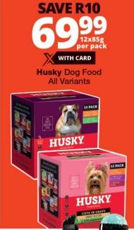 Husky Dog Food All Variants