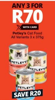 Petley's Cat Food