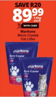 Marltons Micro Crystal Cat Litter