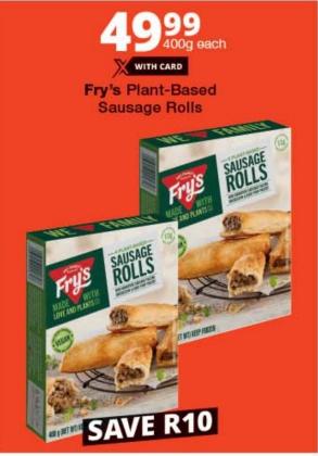 Fry's Plant-Based Sausage Rolls