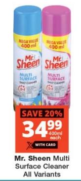 Mr. Sheen Multi Surface Cleaner All Variants