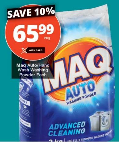 Maq Auto/Hand Wash Washing Powder