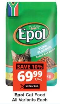 Epol Cat Food Tuna Flavour Adult Cat Food